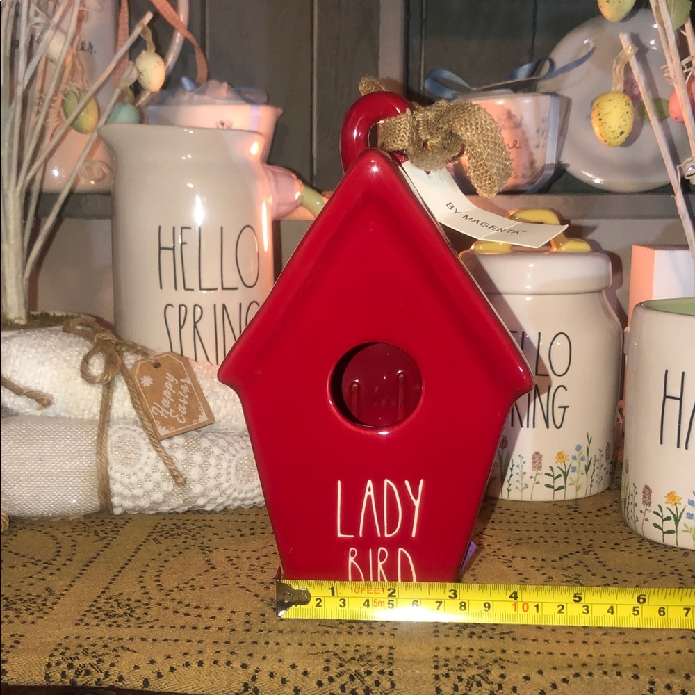 Rae Dunn LADY BIRD Double Sided Birdhouse (Ladybug) - Picture 9 of 11